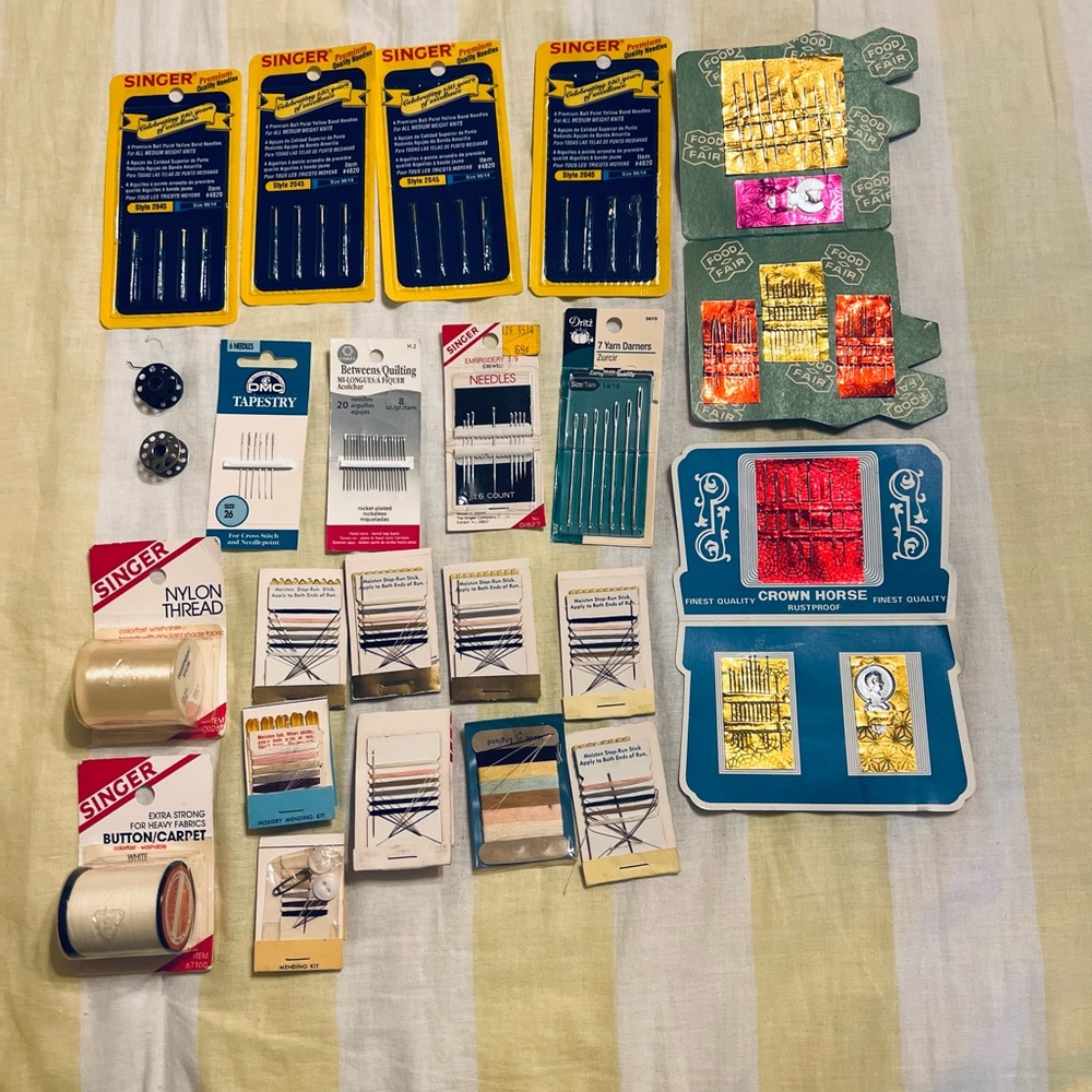 Sewing Notions: Needles, Threads, and Bobbins